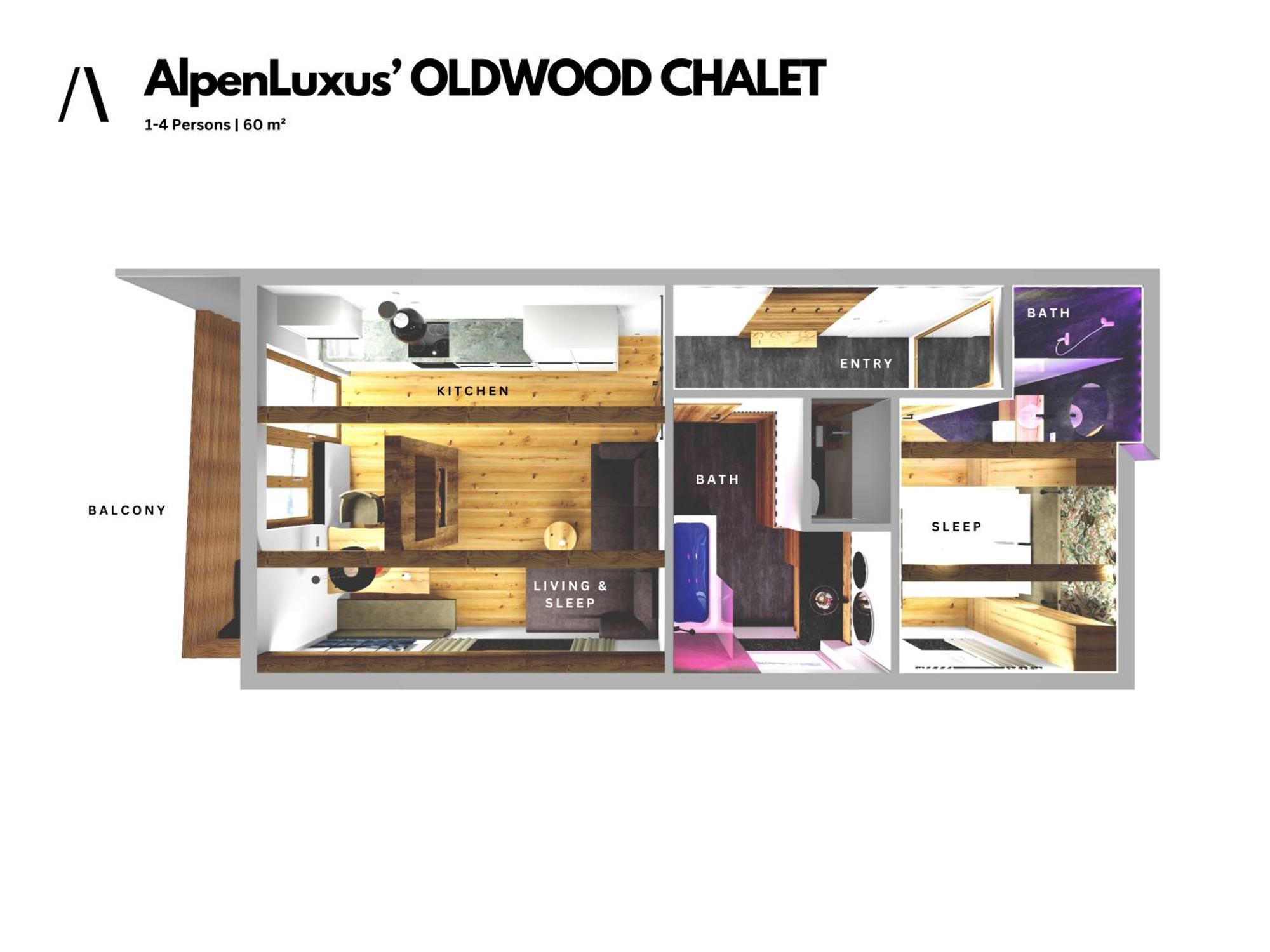 Oldwood Chalet - Balcony & Car Park By Alpenluxus Appartements フューゲン エクステリア 写真